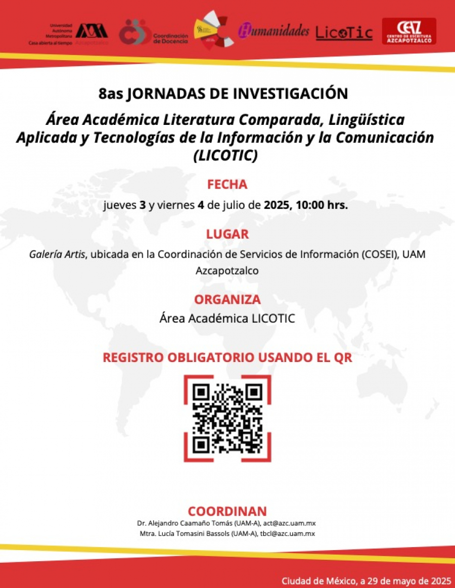 Área Académica Literatura Comparada, LingüísticaAplicada y Tecnologías de la Información y la Comunicación(LICOTIC)